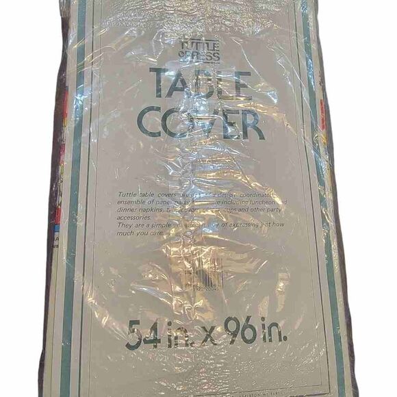 Vintage Nabisco Animal Crackers Plastic Table Cover Turtle Press Zoo - Picture 4 of 4